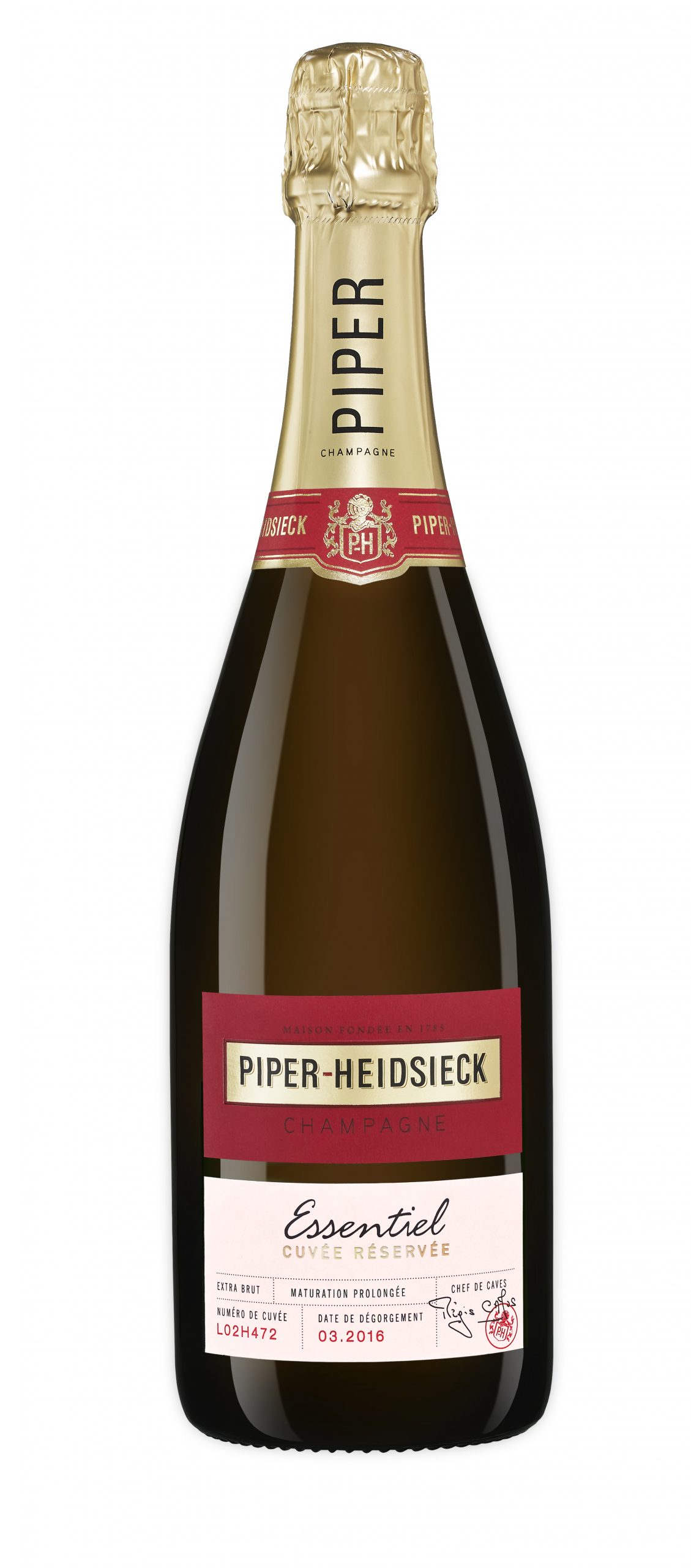 Piper-Heidsieck dummy bottles Essentiel 750ml