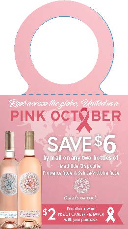 Mathilde Chapoutier Pink October Around the Globe – $6 MIR & $2 Donation – 2022 (25/pack)
