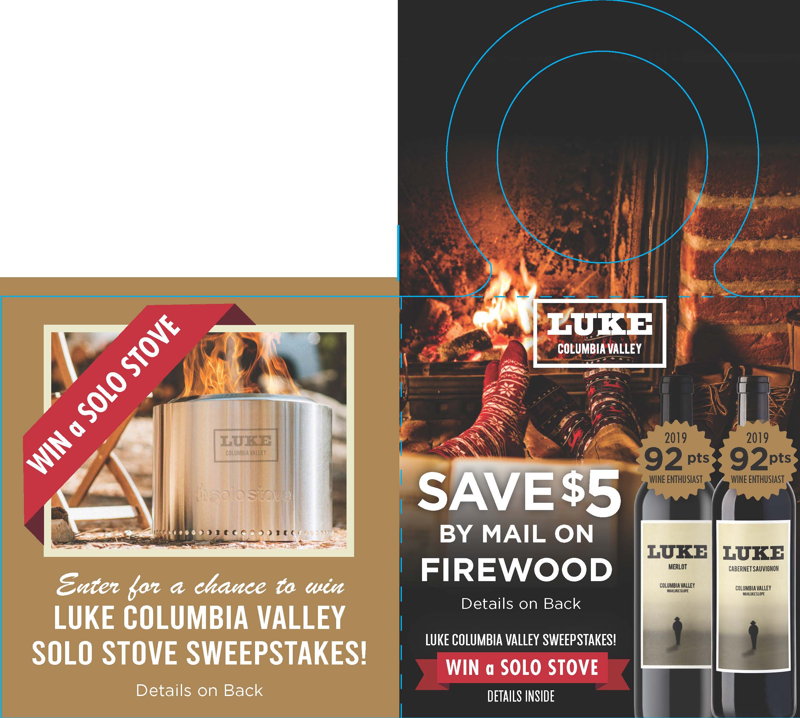 Luke $5 MIR on Firewood, Solo Stove Sweepstakes (Oct-Dec Program 2022)