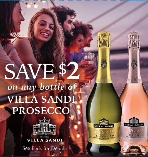 Villa Sandi $2 IRC on 1-btl (exp. 3.31.23)