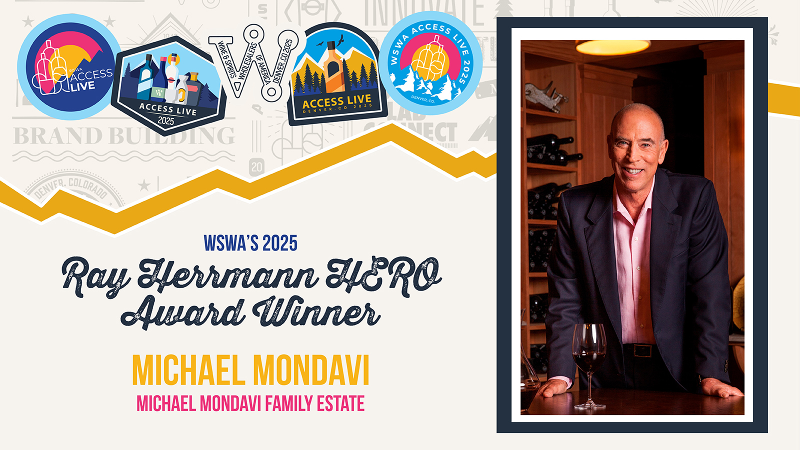 Michael Mondavi - 2025 Recipient of the Ray Herrmann H.E.R.O. Award