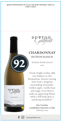 Dutton Goldfield Dutton Ranch Chardonnay Folio Fine Wine Partners