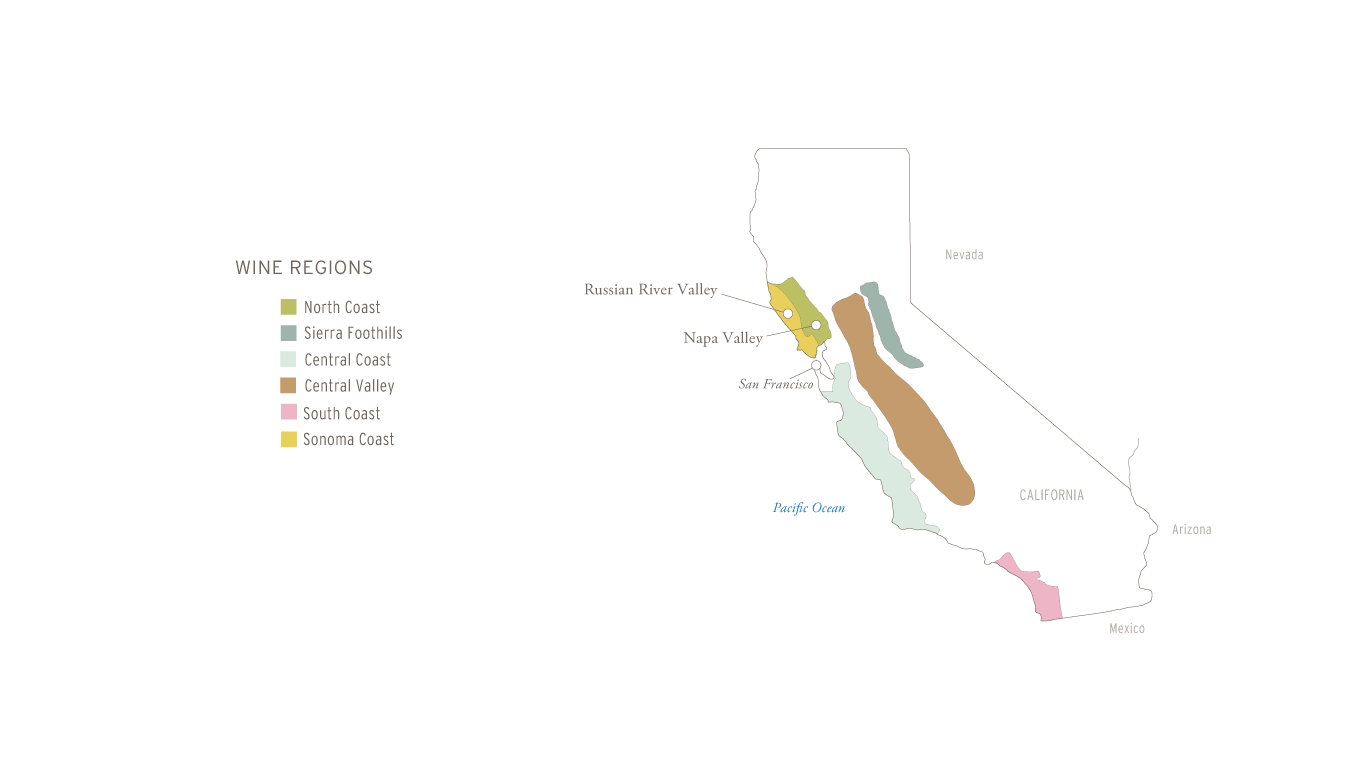 California Wine Region Map