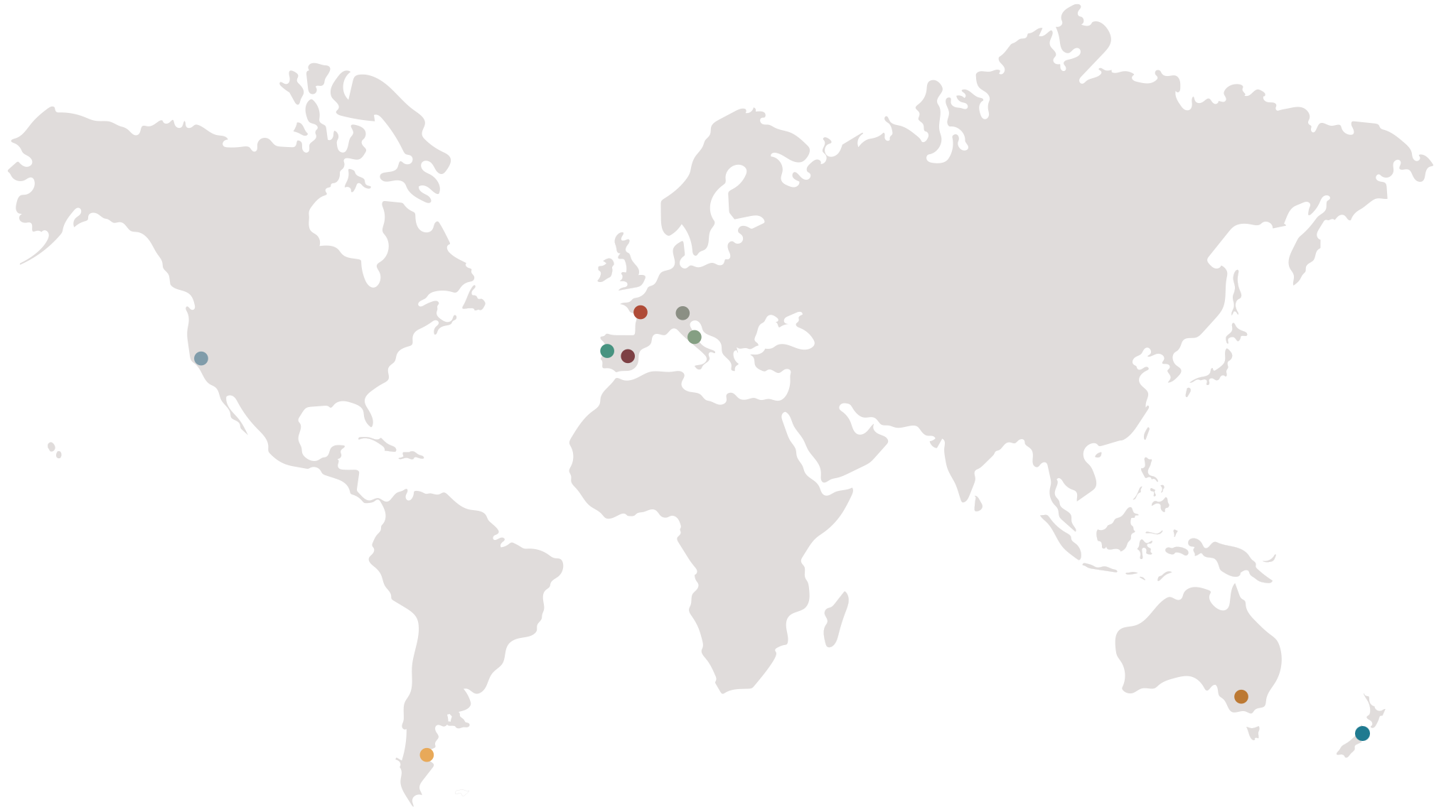 Folio Fine Wine Partners - Represented Countries